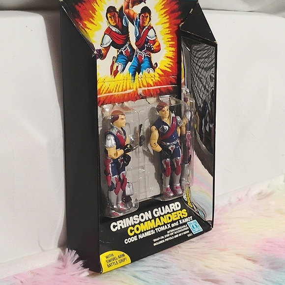 RARE! G.I. Joe Crimson Guard Commanders To Max & Xamot Action Figures '85 - Picture 7 of 17